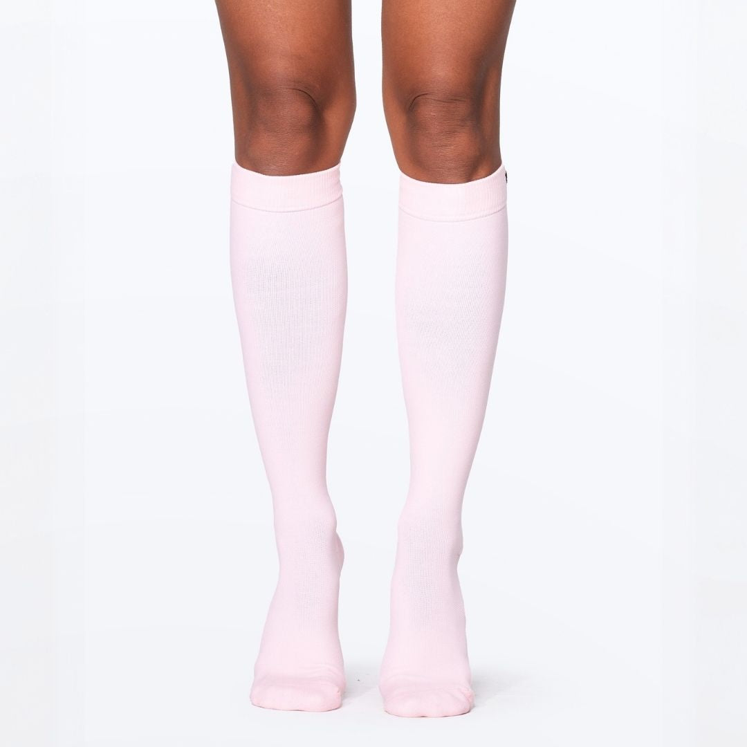 Baby Pink Bamboo Compression Socks